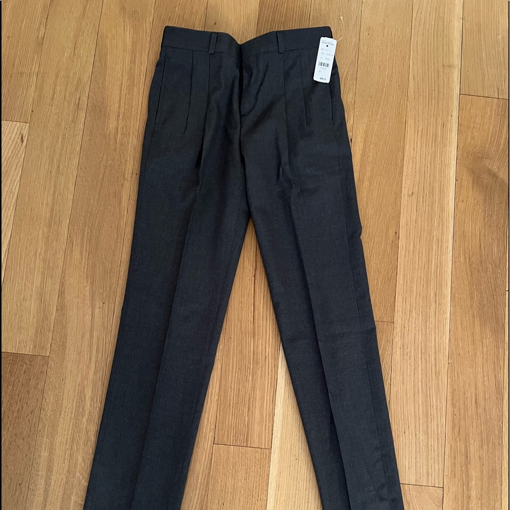 Boy's Brooks Brothers Dark Grey Dress Pant.  New with tags . Size 12.